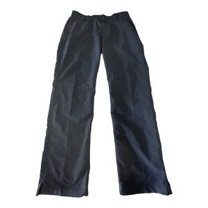Under Armour Loose Fit Golf Pants Black Poly Blend Casual Hiking Size 34/32.